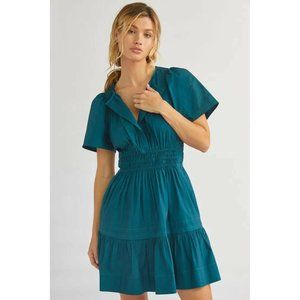 Anthropologie Somerset Tiered Mini Dress